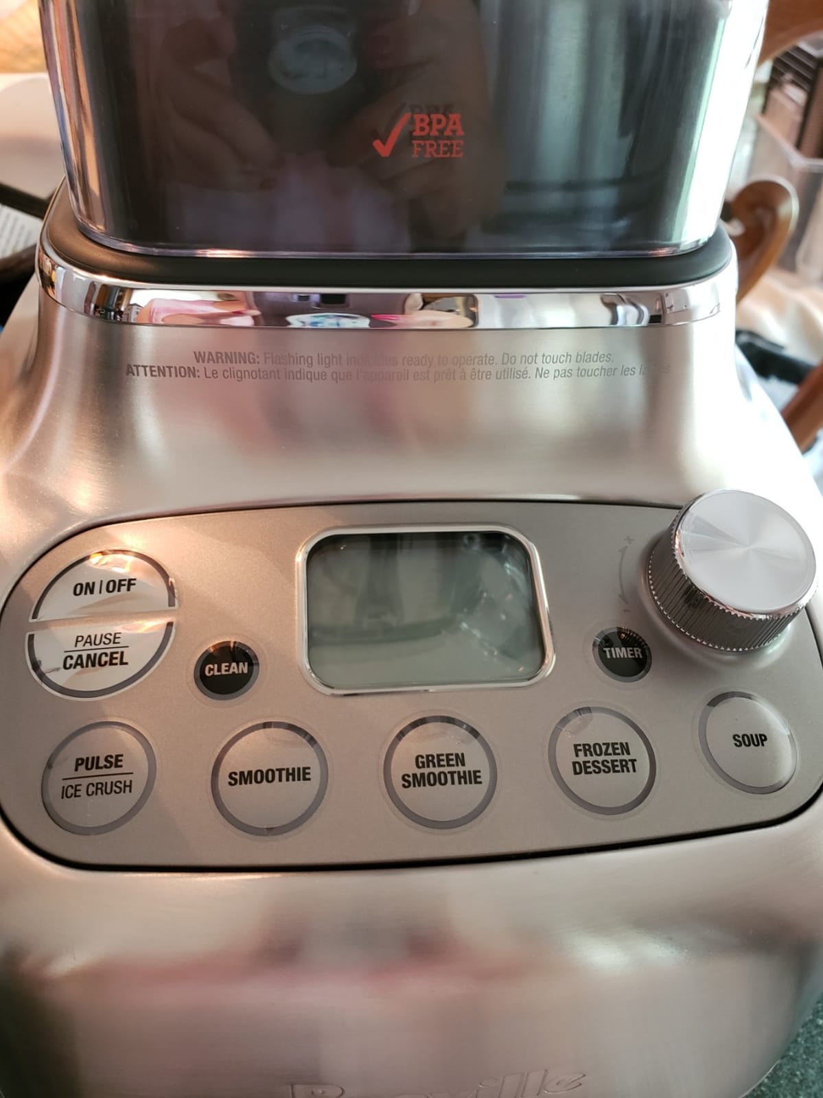 Breville BBL920BSS Super Q Blender for Kitchens, Brushed Stainless Steel | Quiet blending with noise-suppression technology, 68 oz capacity customer photo 1