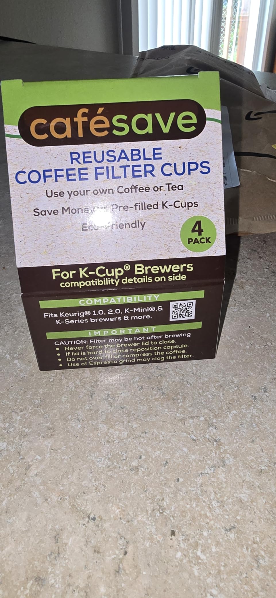 Perfect Pod Cafe Save Reusable Coffee Pod Filter Cups, 4 Pack | Refillable Capsules, Built-In Mesh Strainers, 100% BPA Free, Compatible with Keurig and Select Single-Serve Brewers customer photo 2