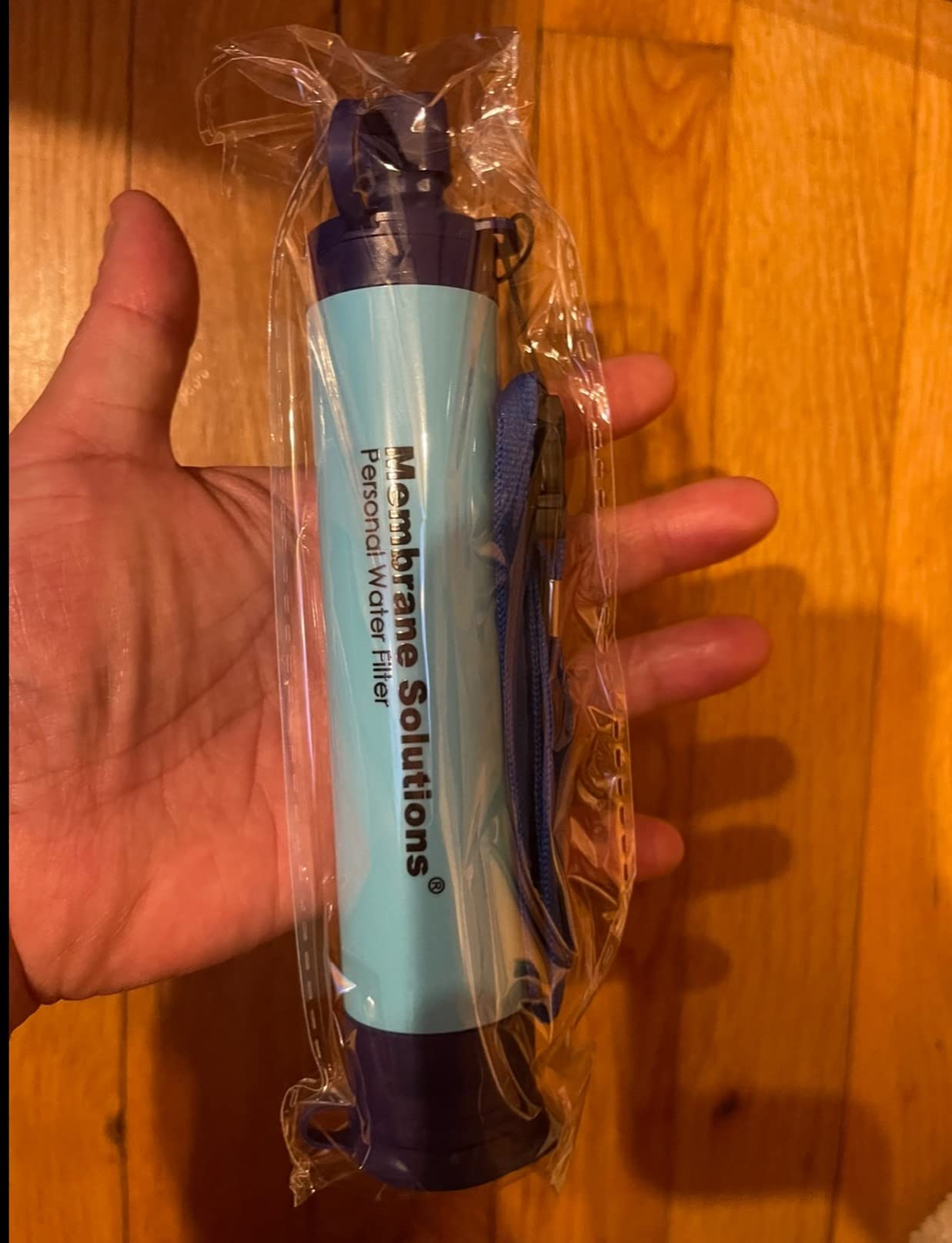 Membrane Solutions Personal Water Filter Straw S1 | NSF/ANSI 42 372 401 Certified, 1320 Gal Capacity, 0.1 Micron, Fits 28mm Bottle, BPA-Free, Survival Emergency Hiking Camping customer photo 2
