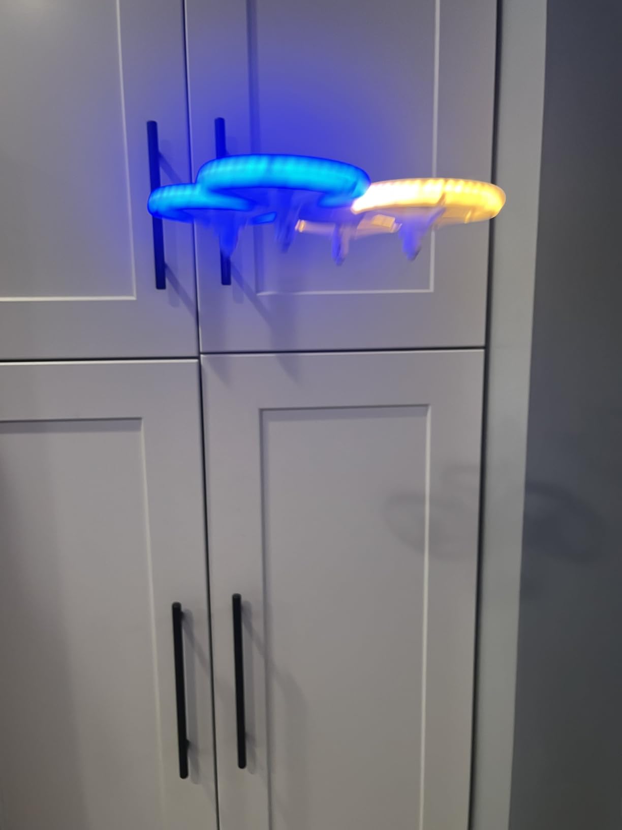 Q9s Drones for Kids, RC Drone with Altitude Hold and Headless Mode, Quadcopter with Blue&Green Light, Propeller Full Protect, 2 Batteries and Remote Control, Easy to fly Kids Gifts Toys for Boys and Girls customer photo 1