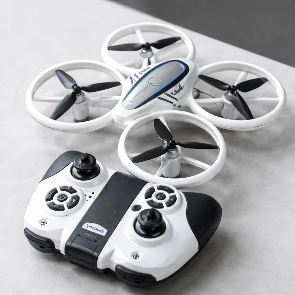 Q9s Drones for Kids, RC Drone with Altitude Hold and Headless Mode, Quadcopter with Blue&Green Light, Propeller Full Protect, 2 Batteries and Remote Control, Easy to fly Kids Gifts Toys for Boys and Girls customer photo 2