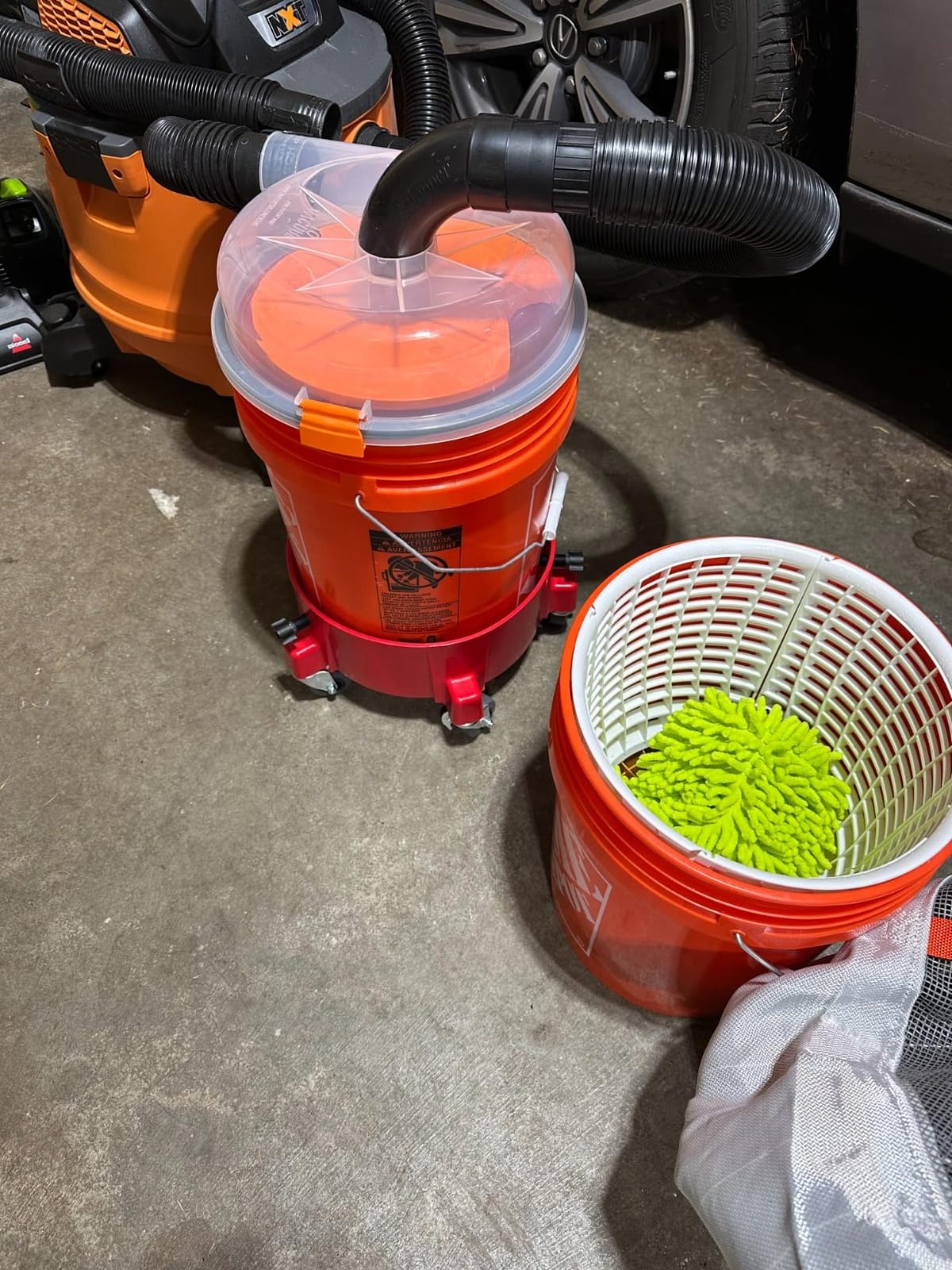 Chemical Guys Creeper Rolling Bucket Dolly, 5 Casters, for 3.5 to 7.5 Gal | Heavy-duty dolly rolls wash buckets on five 360-degree casters customer photo 2