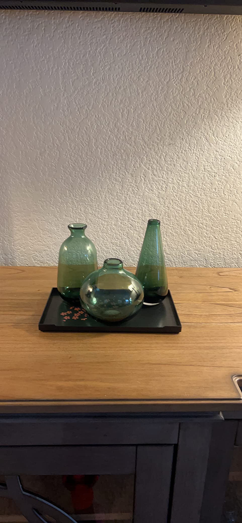 Cherry Blossom Pattern Tea Serving Tray, Japanese Style, 10 x 6.3 inches customer photo 2