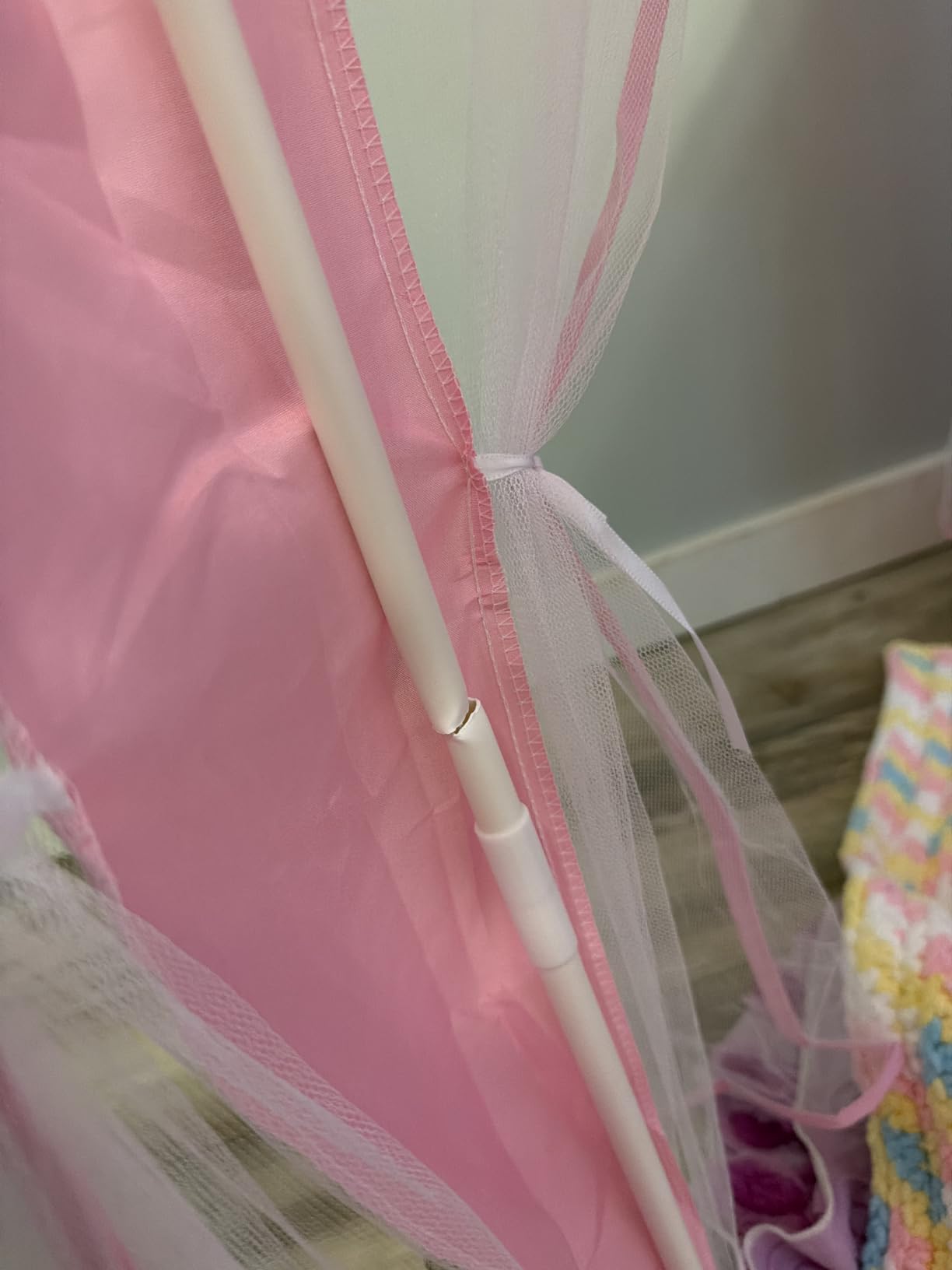 ORIAN Princess Tent for Girls, Kids Pink Play Tent, Ages 2-7, 55