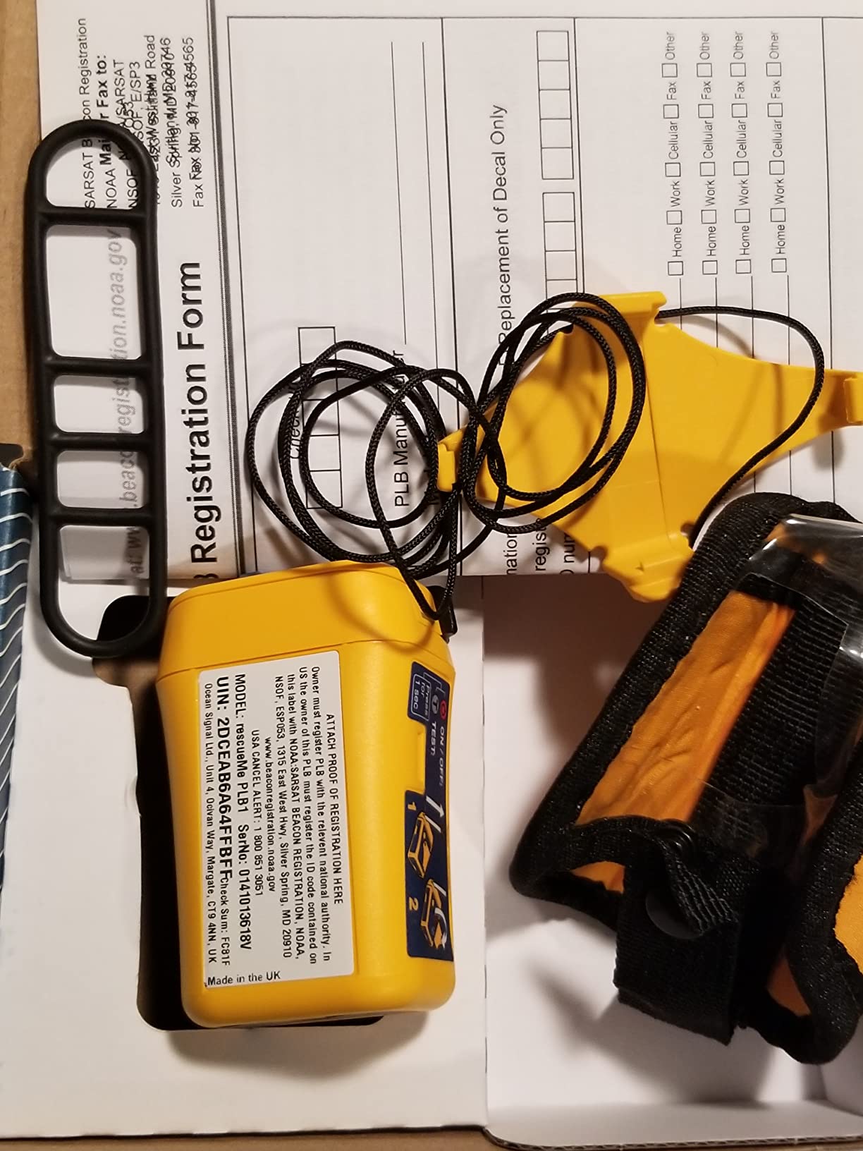 Ocean Signal rescueME PLB1 Personal Locator Beacon - Compact Emergency Distress Beacon with 7-Year Battery Life, 24+ Hours of Operation & Lifejacket Attachment - Waterproof up to 49 feet customer photo 2