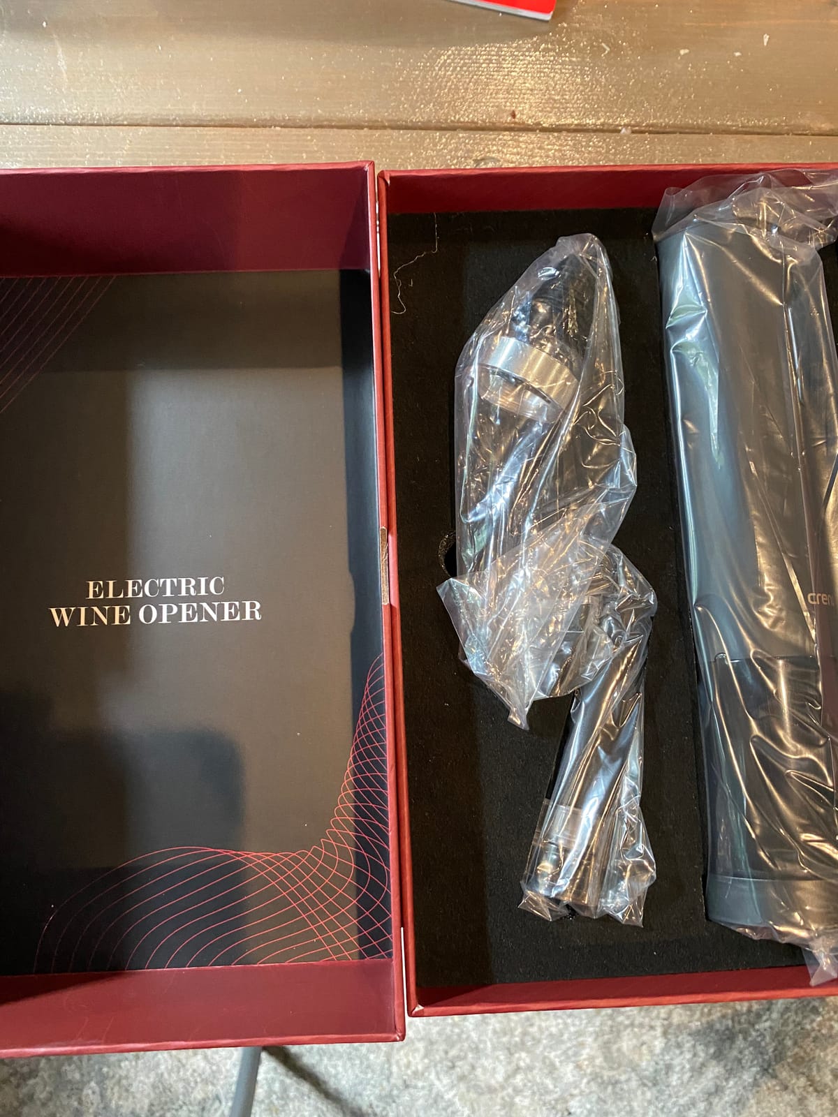 Crenova Electric Wine Opener, Rechargeable Wine Bottle Corkscrew Opener customer photo 2