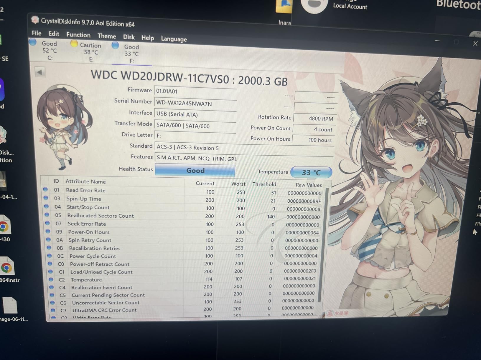 WD 2TB My Passport, Portable External Hard Drive, Black, backup software with defense against ransomware, and password protection, USB 3.1/USB 3.0 compatible - WDBYVG0020BBK-WESN customer photo 2