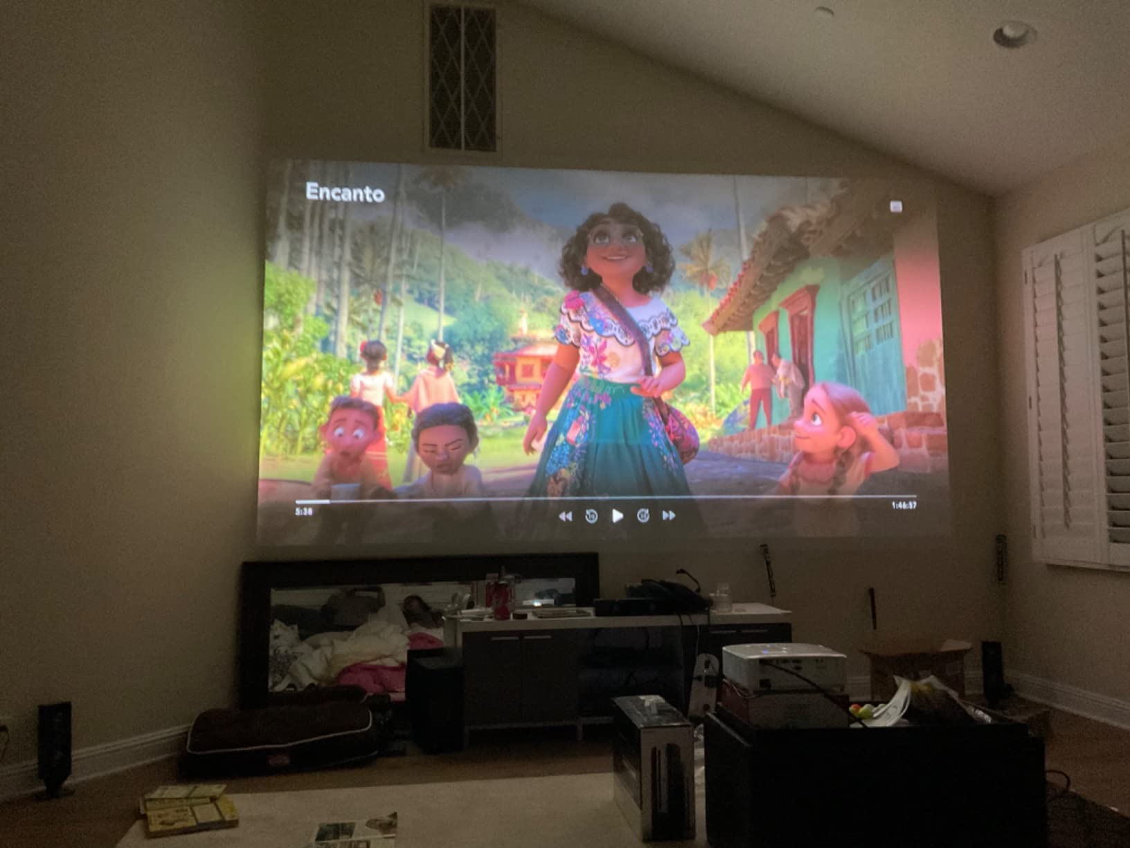 Optoma GT1080HDR - Full HD 1080p Short Throw Projector, 3,800 Lumens, 4K HDR Compatible, Low Input Lag Gaming, Home Entertainment & Golf Simulator Ready customer photo 2