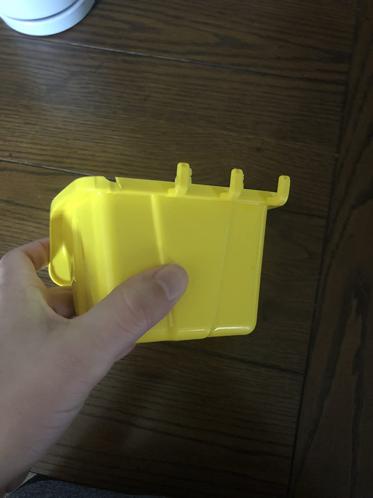 WALLPEG 36 Pack Pegboard Bin Kit - 18 Medium & 18 Large Yellow Peg Board Storage Bins | Parts Organizer for Garage, Workshop, Craft Room, Office & Workbench | Pegboard Accessory Organier | MADE IN USA customer photo 1