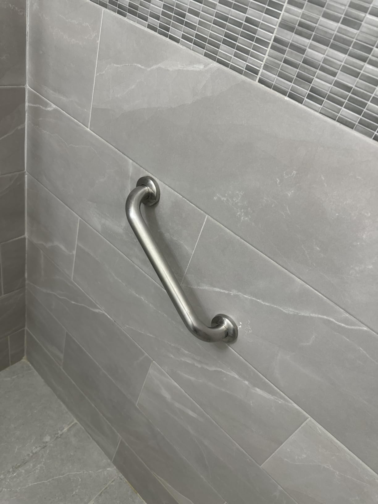 2-Pack Stainless Steel 12-inch Wall-Mount Grab Bars customer photo 2