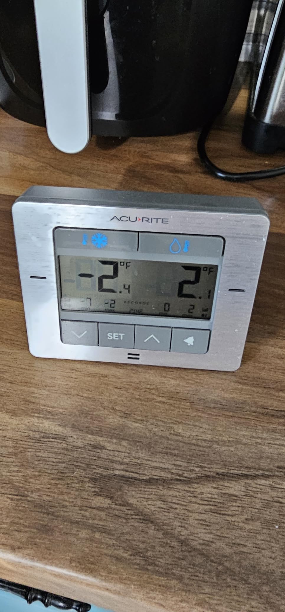 AcuRite Digital Wireless Fridge and Freezer Thermometer with Alarm, Max/Min Temperature for Home and Restaurants (00515M) customer photo 1