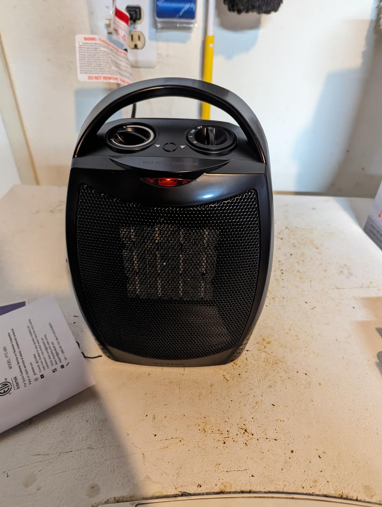 GiveBest Portable Electric Space Heaters for Indoor Use | 1500W/750W Ceramic Desk Heater with Thermostat, Heat Up 200 Square Feet in Minutes, Safe and Quiet for Office Room customer photo 2