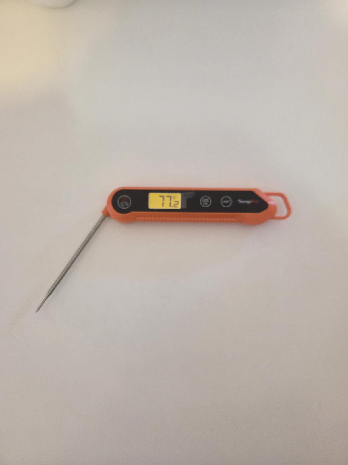 TempPro TempSwift 1 Sec Meat Thermometer Digital for Kitchen Cooking Food | 3.9 inches Long Probe, 0.9°F Accuracy, Waterproof & Backlight Food Thermometer for Cooking Oil Frying Candy Baking BBQ customer photo 2