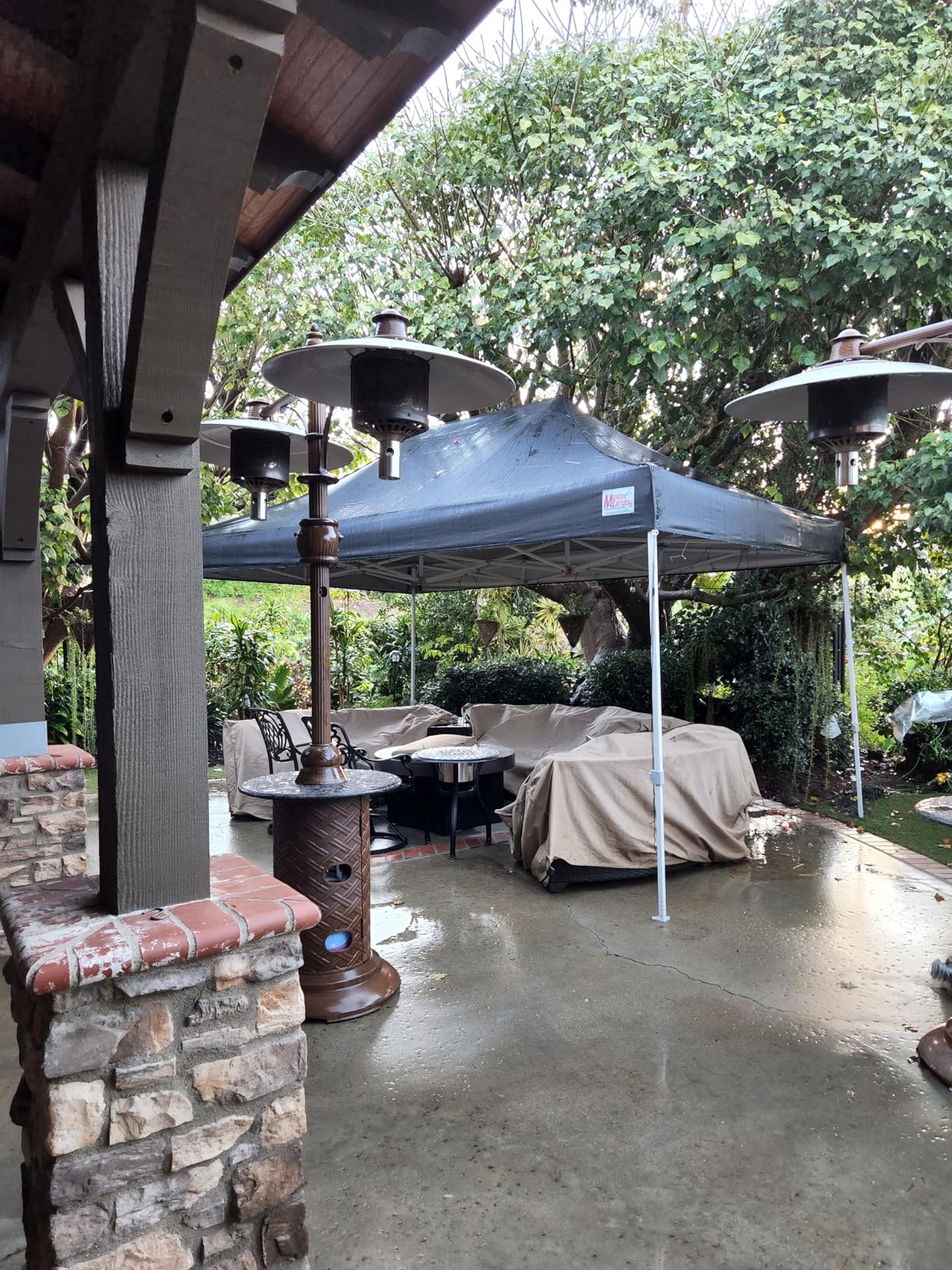 MASTERCANOPY 10x10 Heavy Duty Pop Up Canopy Tent with Roller Bag,Sky Blue | Commercial Canopy Tent, Durable Frame, Large Space, Waterproof & UV-Proof Fabric, 3 Height Adjust, Market/Vendor/Event customer photo 1