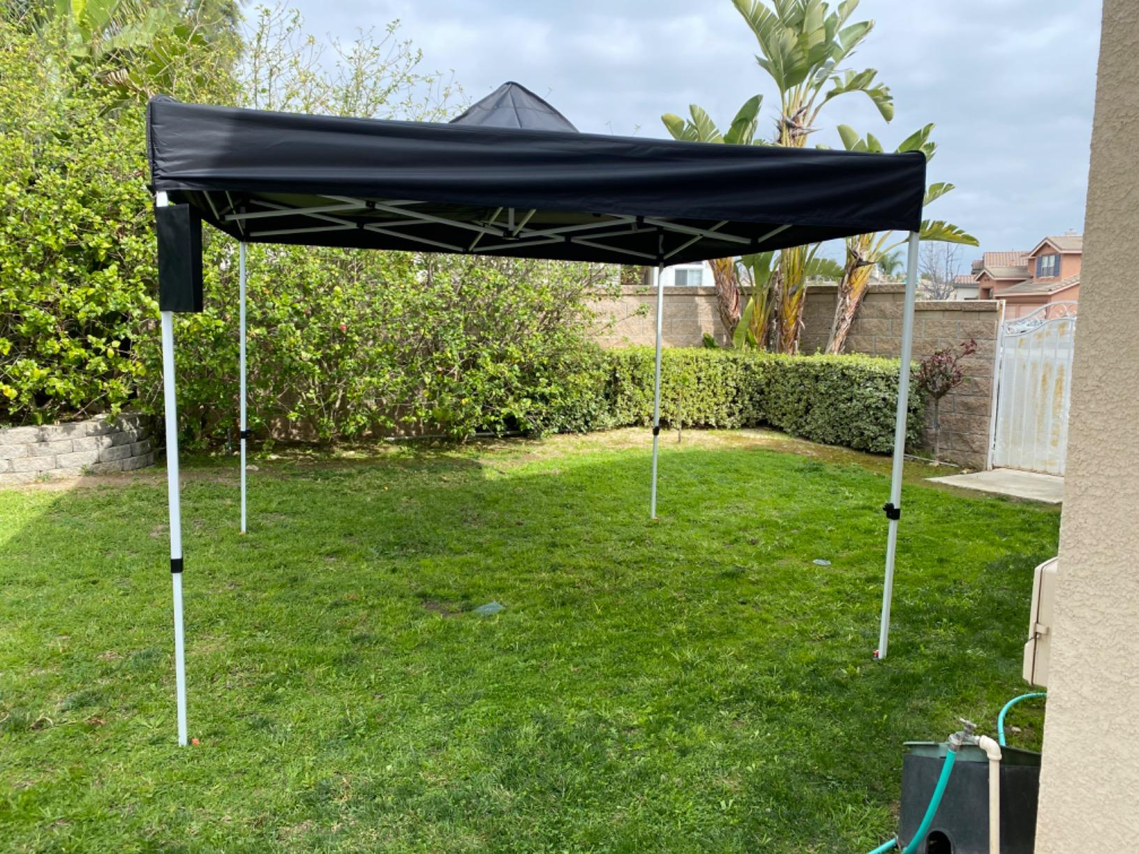 MASTERCANOPY 10x10 Heavy Duty Pop Up Canopy Tent with Roller Bag,Sky Blue | Commercial Canopy Tent, Durable Frame, Large Space, Waterproof & UV-Proof Fabric, 3 Height Adjust, Market/Vendor/Event customer photo 2