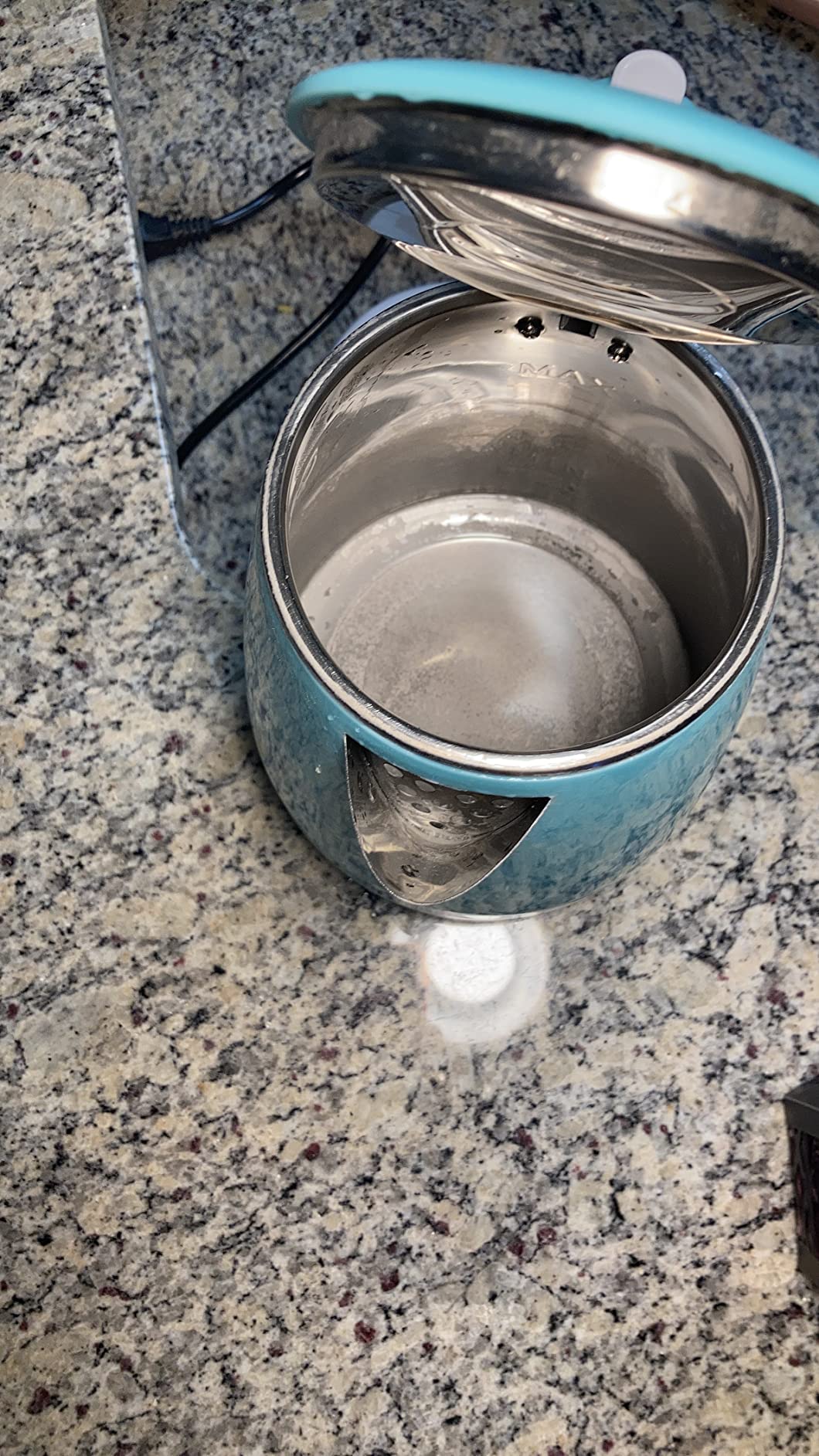 Electric Kettle (BPA Free), Double Wall Water Boiler Heater, Stainless Steel Interior, Cool Touch Coffee Pot & Tea Kettle, Auto Shut-Off and Boil-Dry Protection, 1.5L, 2 Year Warranty customer photo 2
