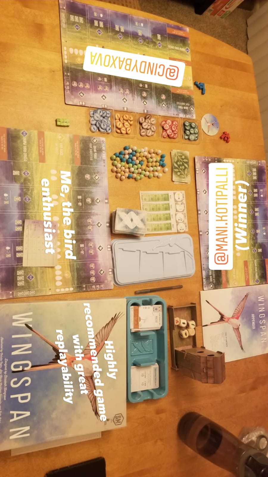 Stonemaier Games: Wingspan by Elizabeth Hargrave | A Relaxing, Award-Winning Strategy Board Game About Collecting Birds for Adults and Family | 1-5 Players, 70 Mins customer photo 1