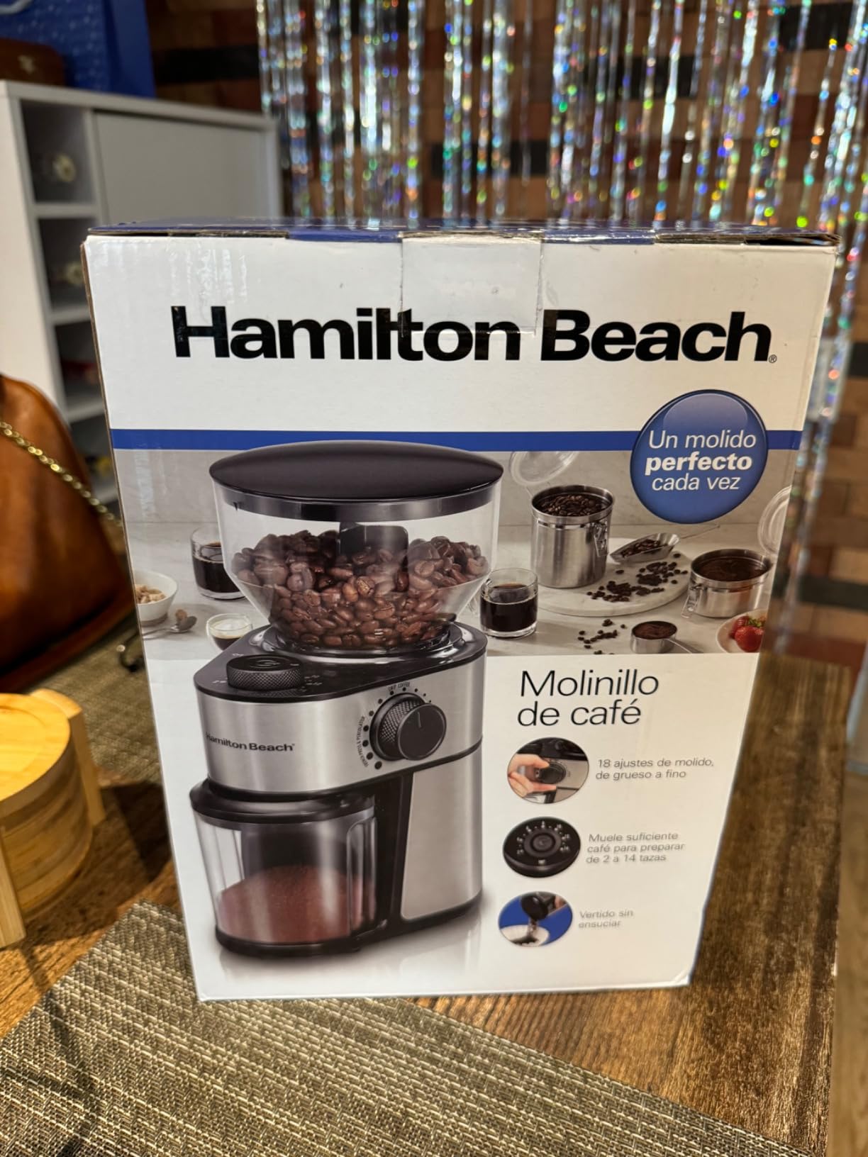 Hamilton Beach Electric Burr Coffee Grinder with Large 16 oz. Hopper customer photo 2