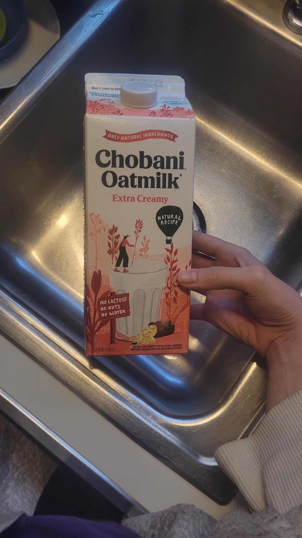Chobani Extra Creamy Oatmilk 52 Fl Oz customer photo 2