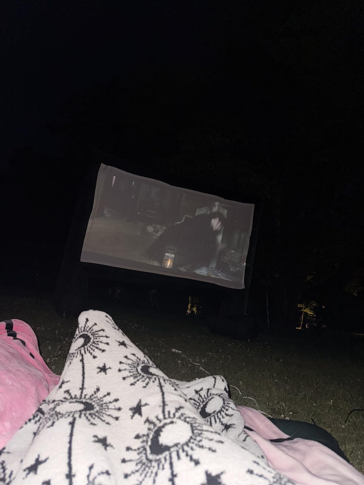 XHYCPY Inflatable Projector Screen 15ft Inflatable Movie Screen Outdoor with Air Blower and Storage Bag, Easy Set up, Front and Rear Projection for Outdoor Movie Night Backyard Pool Fun customer photo 1