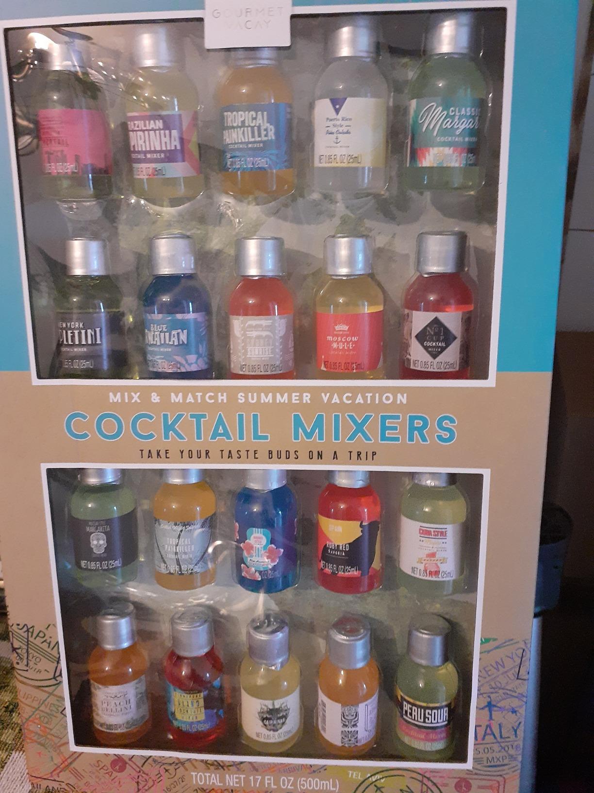 Cocktail Mix & Match Mixer Gift Set, Mini Drink Mix Sampler, Set of 20 | Cocktail & Mocktail Mixers, Home Bar Essential, Entertaining, Parties, Hostess Gift, Drink Lovers & Celebrations customer photo 1