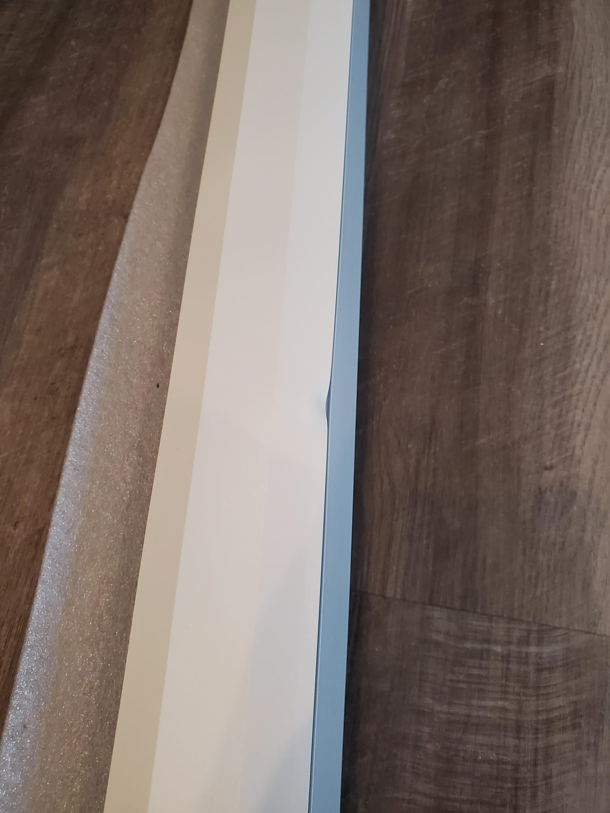 Graywind Motorized Shades 100% Blackout Work with Alexa Google WiFi Hardwired Smart Roller Shade Remote Control Automated Blinds, Customized Size (Jacquard White) customer photo 2