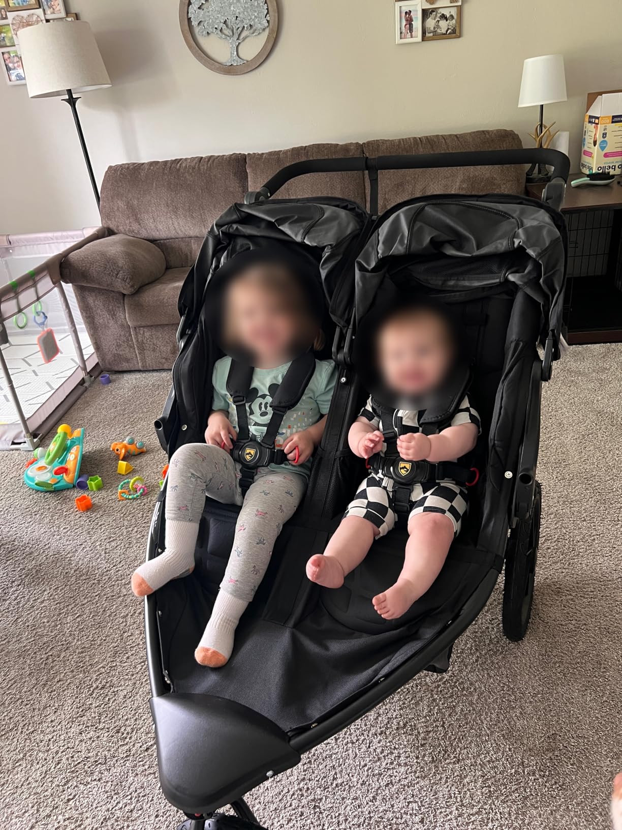 BOB Gear Revolution Flex 3.0 Jogging Stroller - Graphite Black | All Terrain Stroller With Mountain-Bike-Style Suspension & Air-Filled Tires; Car Seat Compatible customer photo 1
