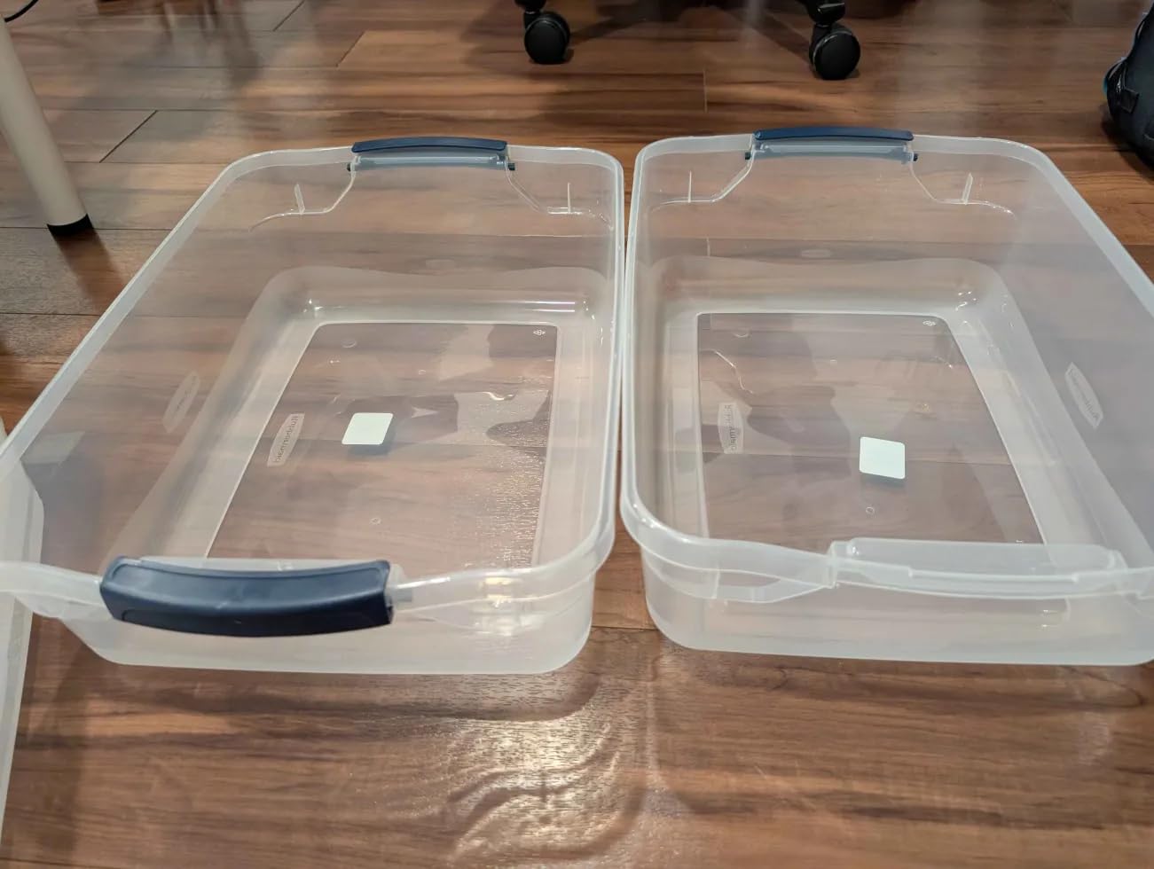 Rubbermaid Cleverstore 17 Quart Clear Latching Waterproof Stackable Airtight Storage Containers with Durable Latching Lids (6 Pack) customer photo 1