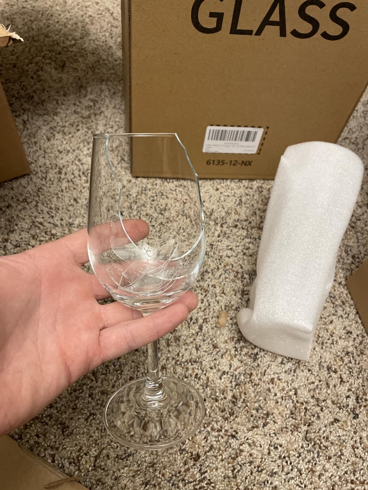 12 Ounce - Set of 12, Classic Durable Red/White Wine Glasses For Party customer photo 2