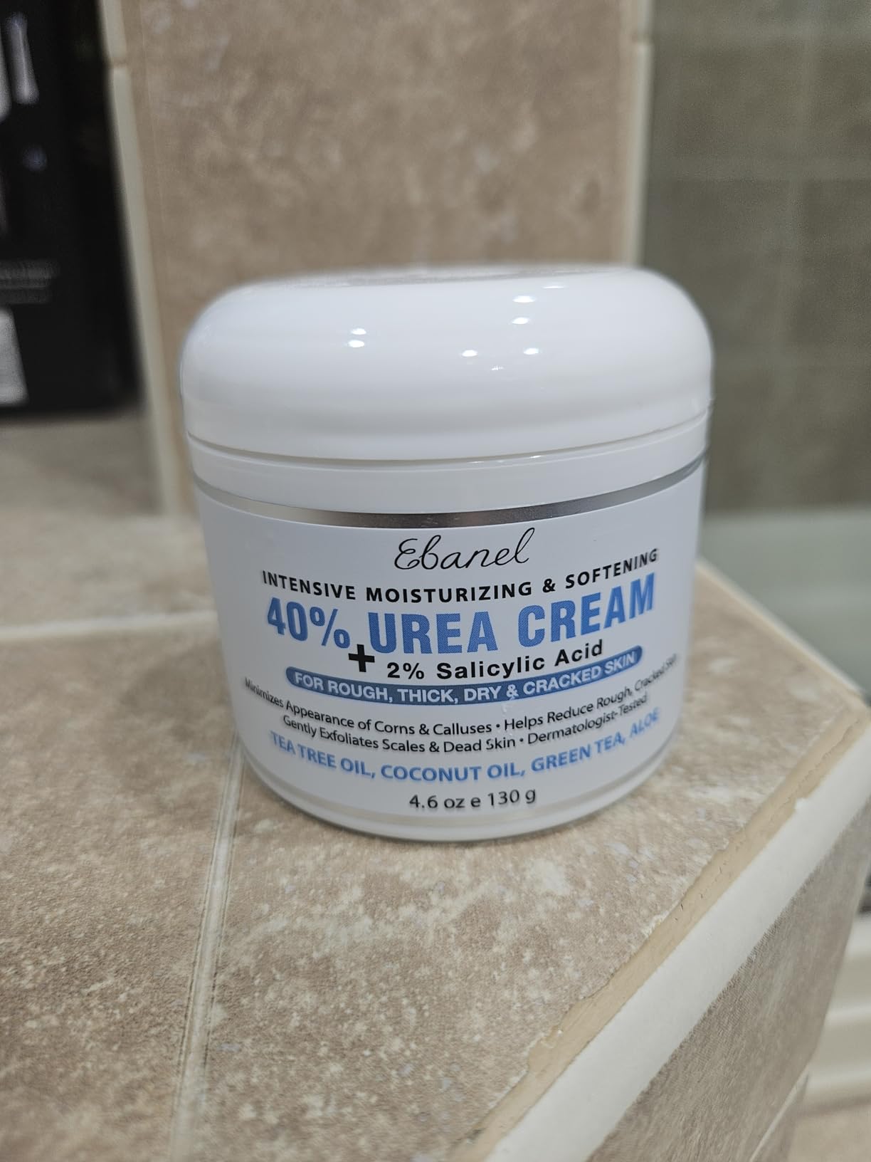 Ebanel Urea Cream 40% plus Salicylic Acid 2% for Dry Cracked Feet Skin | Deeply Moisturizes & Softens Dry Cracked Heels, Feet, Knees, Elbows, Hands, Rough Dead Skin Callus Remover Toenail Softener customer photo 2