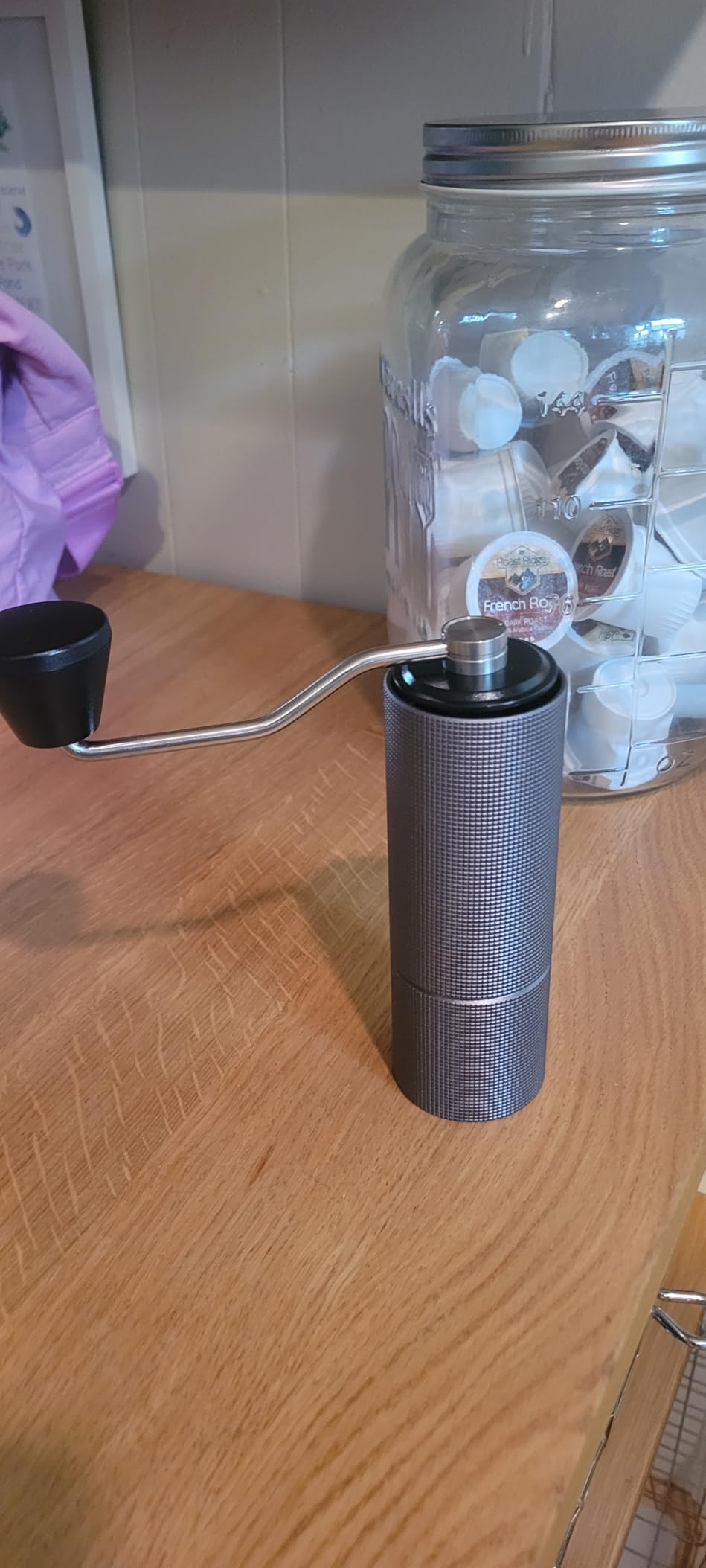 TIMEMORE Chestnut C2 Manual Coffee Grinder Capacity 25g with CNC Stainless Steel Tapered Burr - Internal Adjustable Setting, Double Bearing Positioning, French Press Coffee for Hand Grinder Gift customer photo 1
