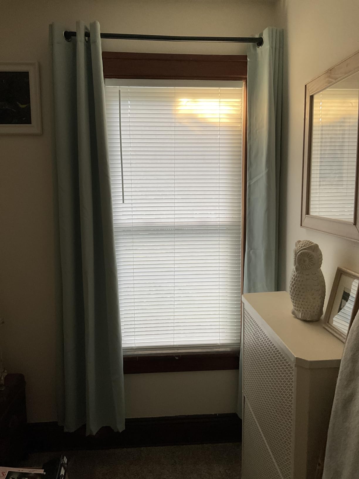 Blackout Curtains for Bedroom Dark Grey Black Out 84 Inch Long Thermal Curtain for Summer Insulated Grommet Thick Window Curtain Drapes for Living Room Sliding Glass Door Gray Cortinas Para Dormitorio customer photo 2