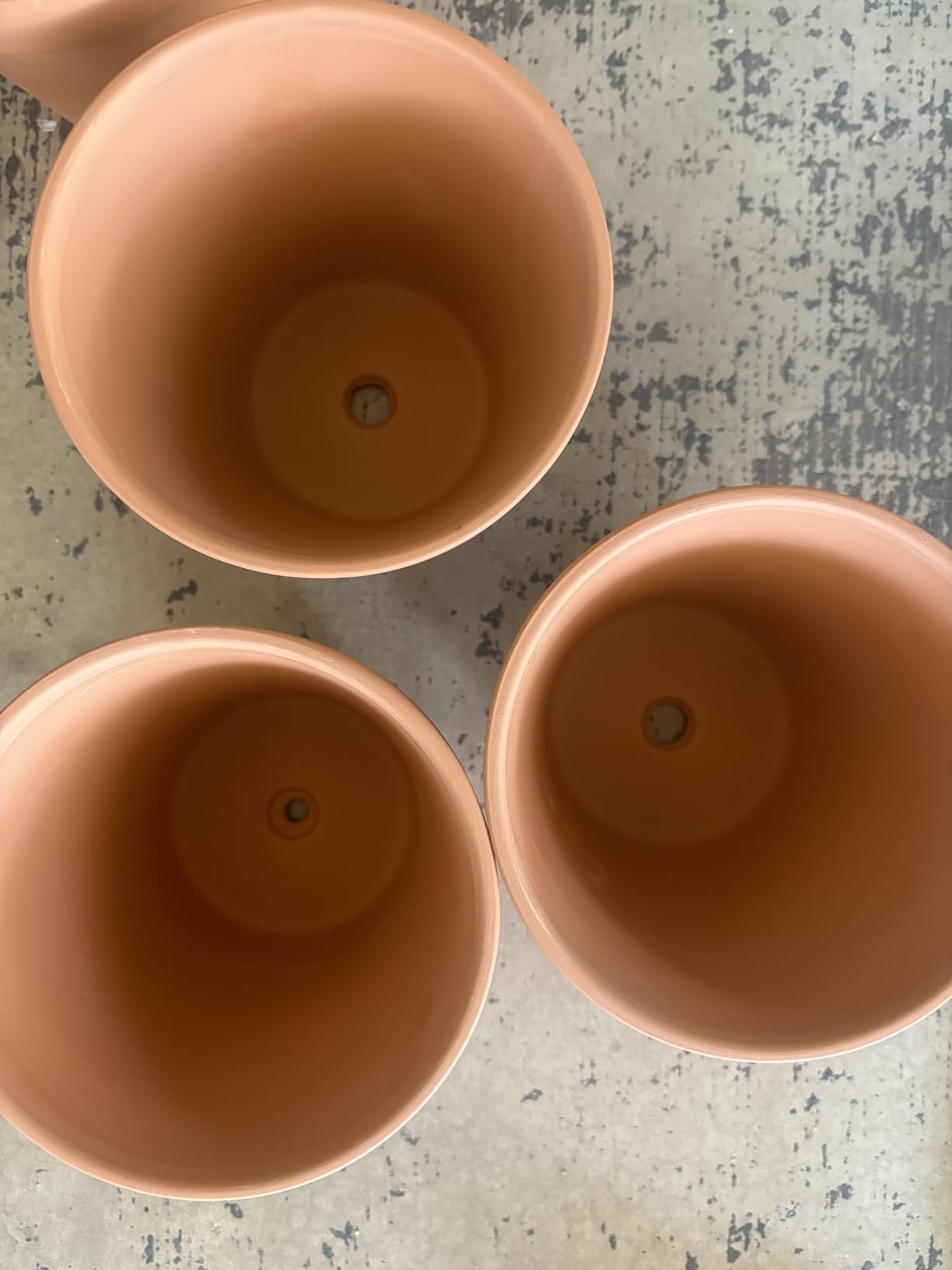 vensovo 6 Inch Terracotta & Clay Pots for Plant with Saucer, 4 Pack | Medium Terra Cotta Planter with Drainage, Flowerpot for Indoor Outdoor Plants, Crafts, Wedding Favor customer photo 2
