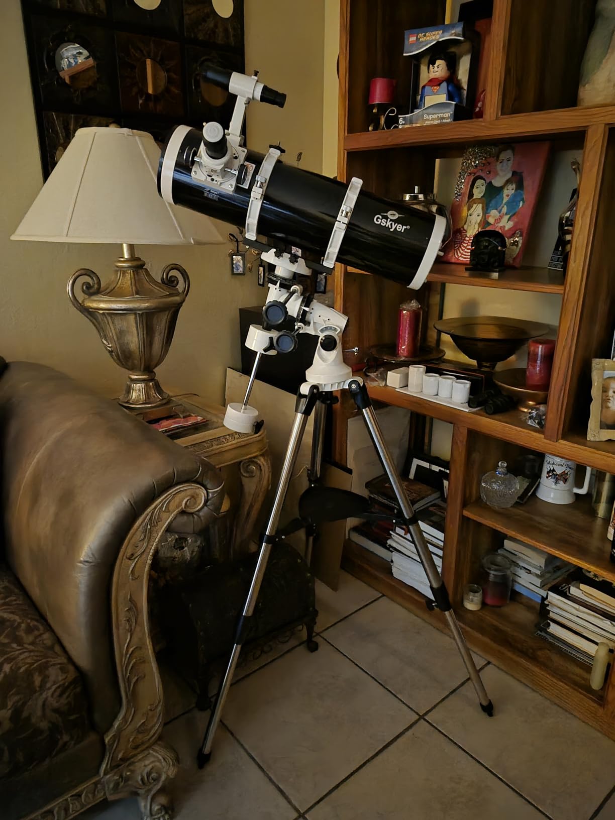 Gskyer 130EQ Professional Astronomical Reflector Telescope | 130mm Large Optic German Technology Scope, EQ130 Perfect Telescope for Beginners Adults Stargazing customer photo 2