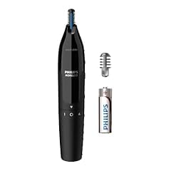 Philips Nose Trimmer 1000, for Nose, Ears & Eyebrows | Protective Guard System, Dual-Sided Steel Blades, Eyebrow Comb, No Pulling, Fully Washable, AA Battery, NT1605/60 customer photo 2