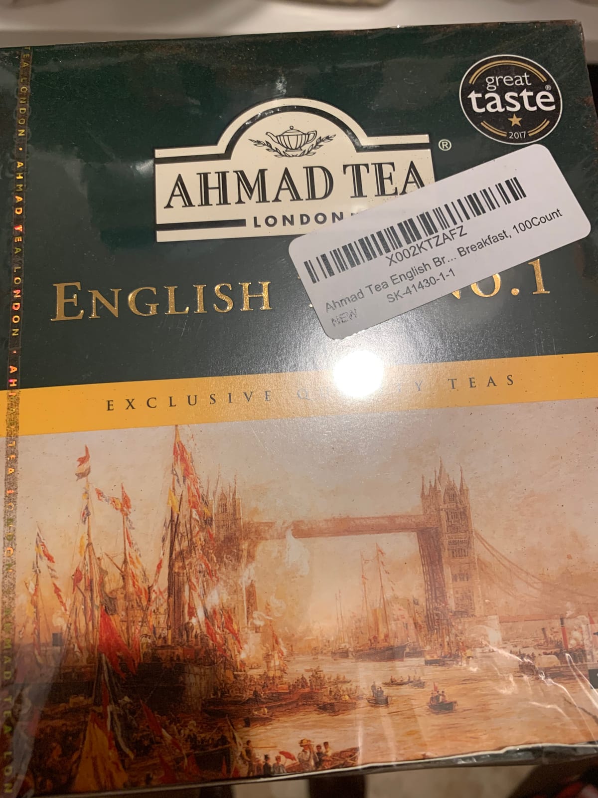 Ahmad Tea Black Tea, English Breakfast Teabags, 100 ct customer photo 1