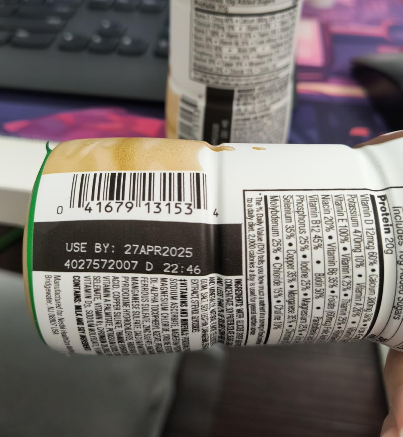 BOOST High Protein with Fiber Balanced Nutritional Shake, Vanilla, 24 pk | Ready to Drink, 20g Protein, 3g of Fiber, 8 FL OZ customer photo 2