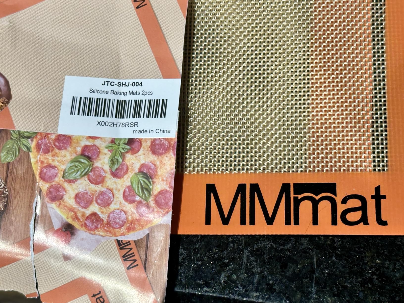 Best German Silicone Baking Mat - Half Sheet, Set of 2, Non Stick, BPA Free, PFOA Free, Dishwasher Safe customer photo 1