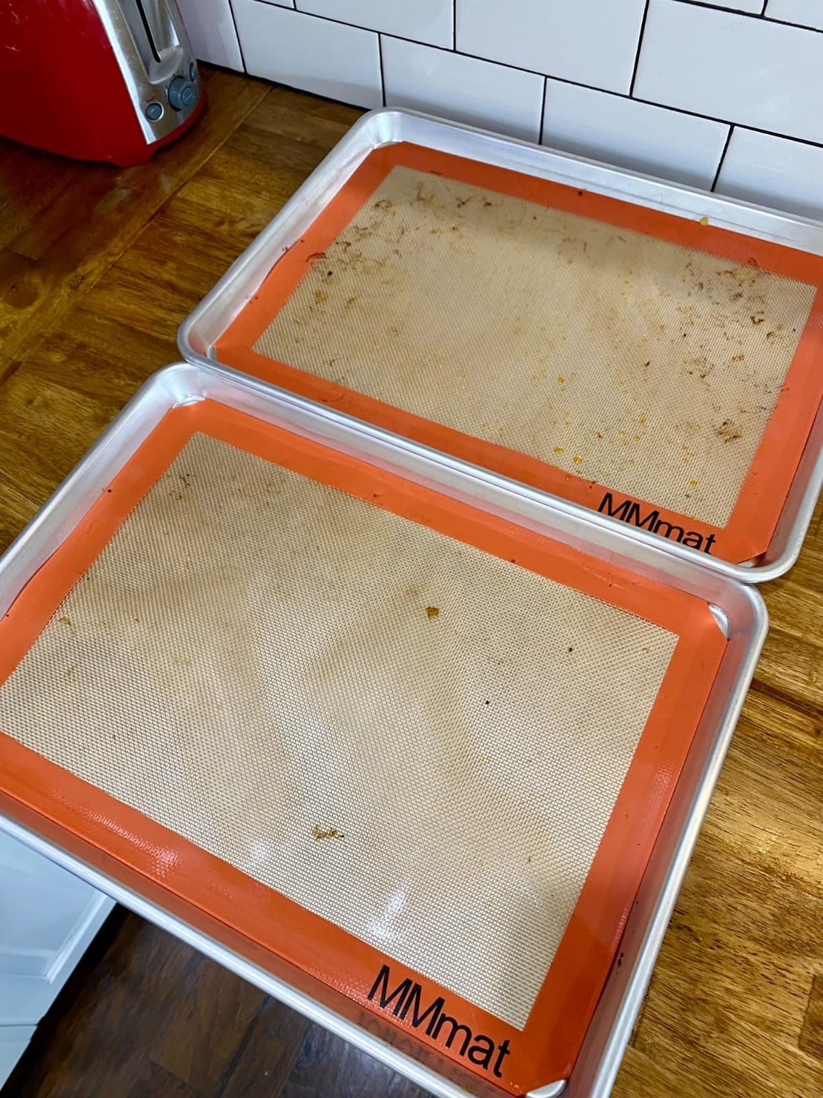 Best German Silicone Baking Mat - Half Sheet, Set of 2, Non Stick, BPA Free, PFOA Free, Dishwasher Safe customer photo 2