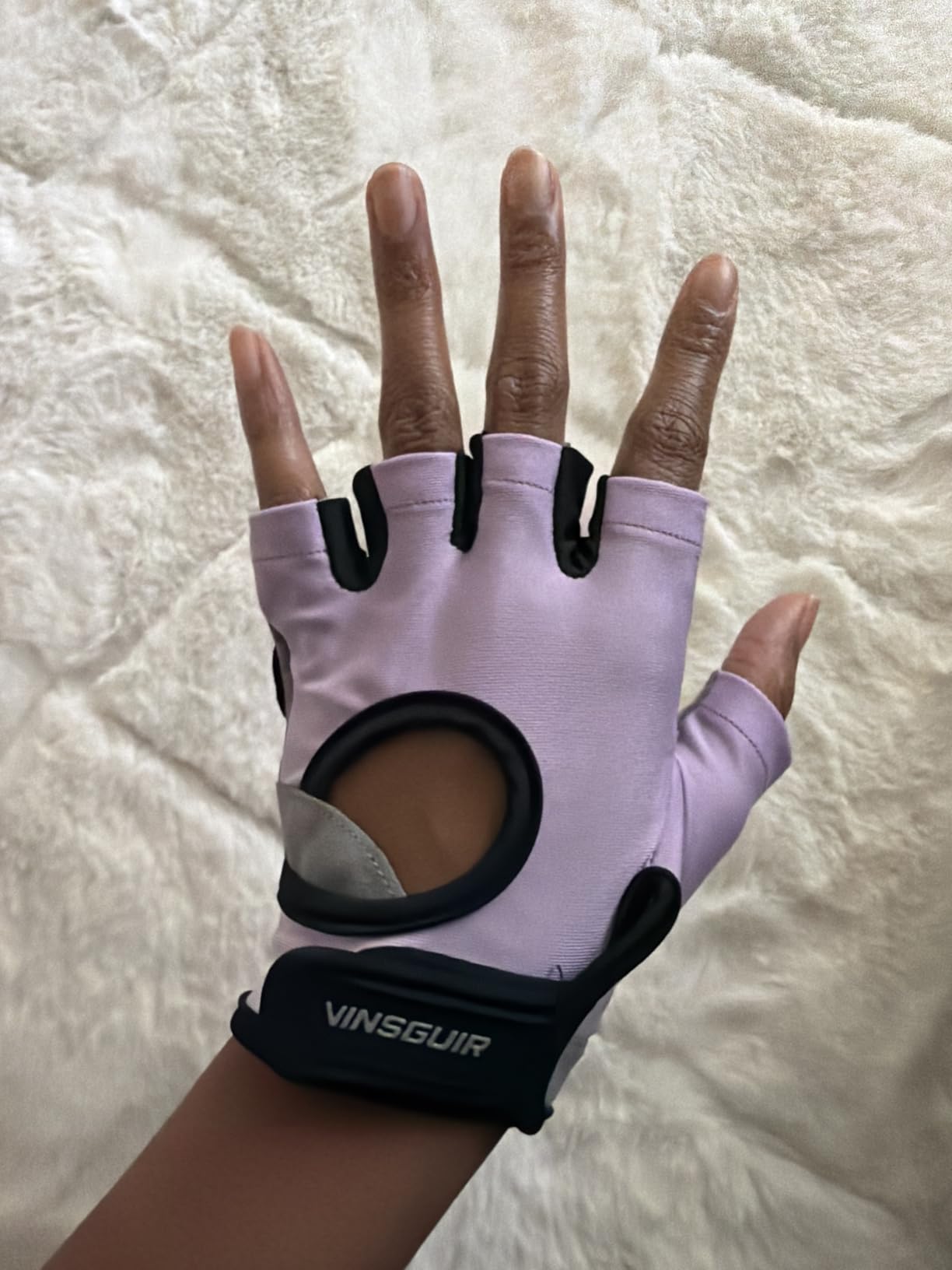 VINSGUIR Workout Gloves for Men and Women, Weight Lifting Gloves with Excellent Grip, Lightweight Gym Gloves customer photo 1