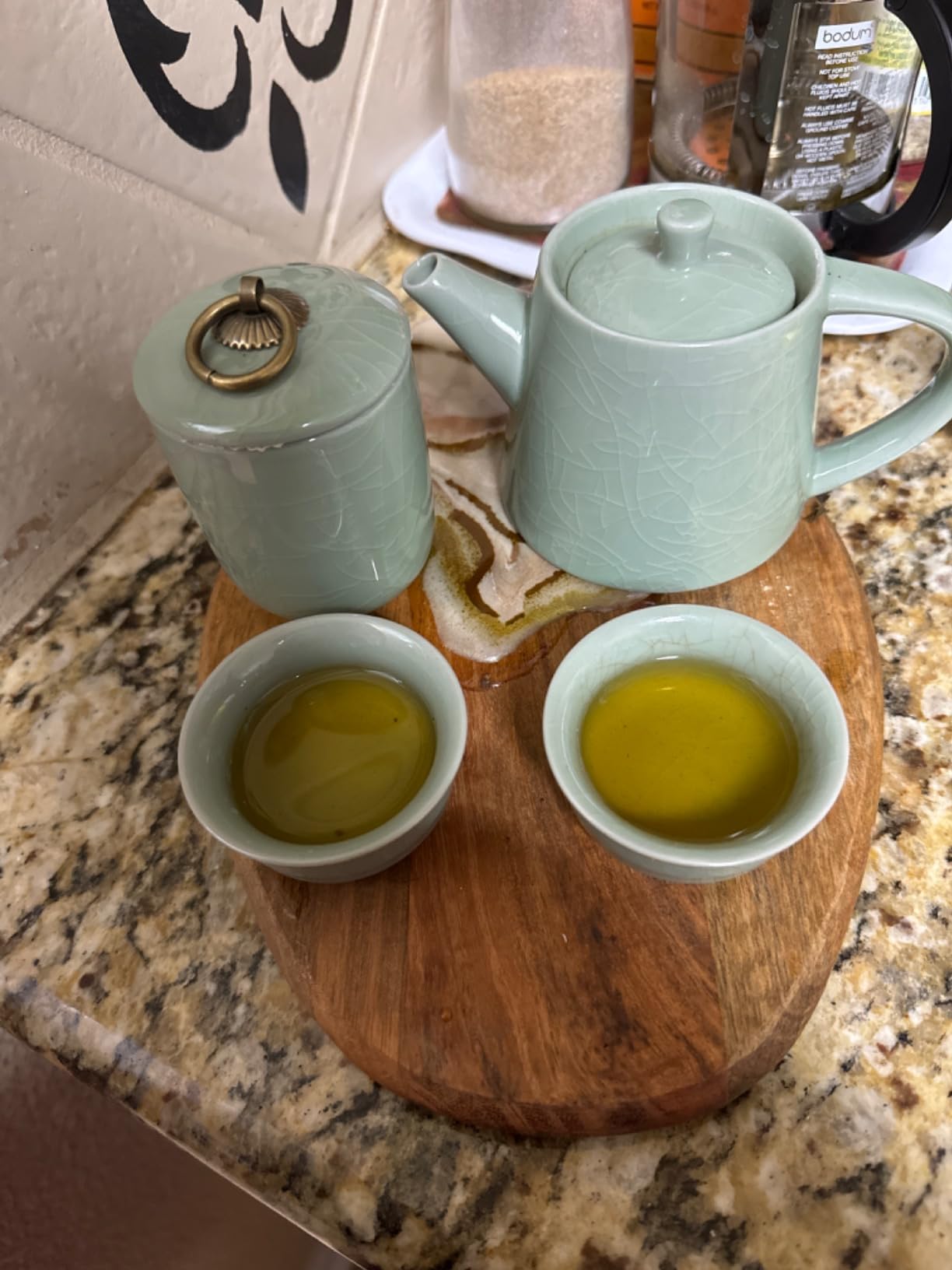 TIAN HU SHAN Premium Jasmine Green Tea Loose Leaf 15 Ounce (426g) customer photo 2