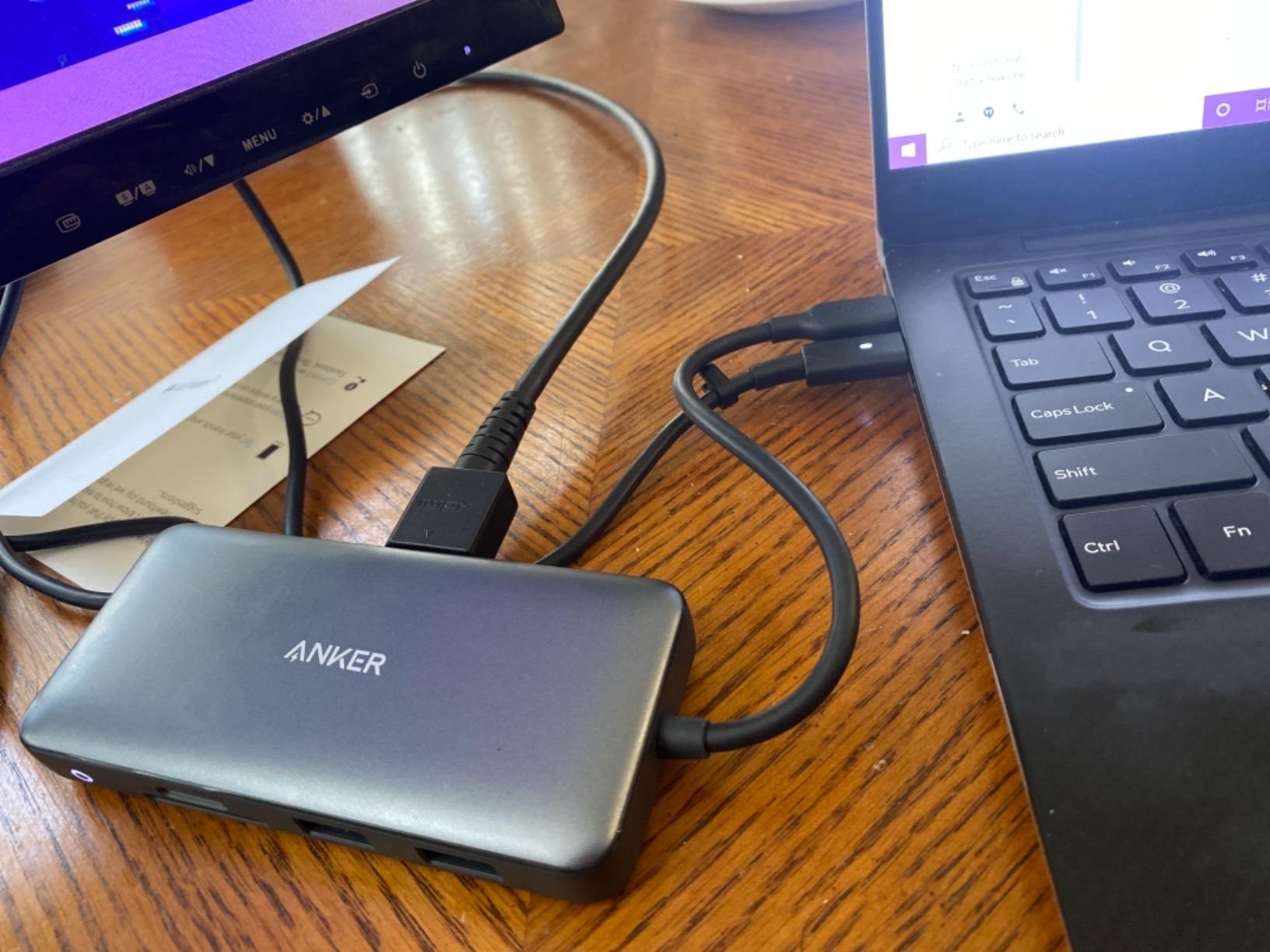 Anker Laptop Docking Station Dual Monitor, 8-in-1 USB C Hub with 4K HDMI | Dual HDMI USB C Dock, 1Gbps Ethernet, 85W Max PD, SD/TF Card Reader customer photo 1