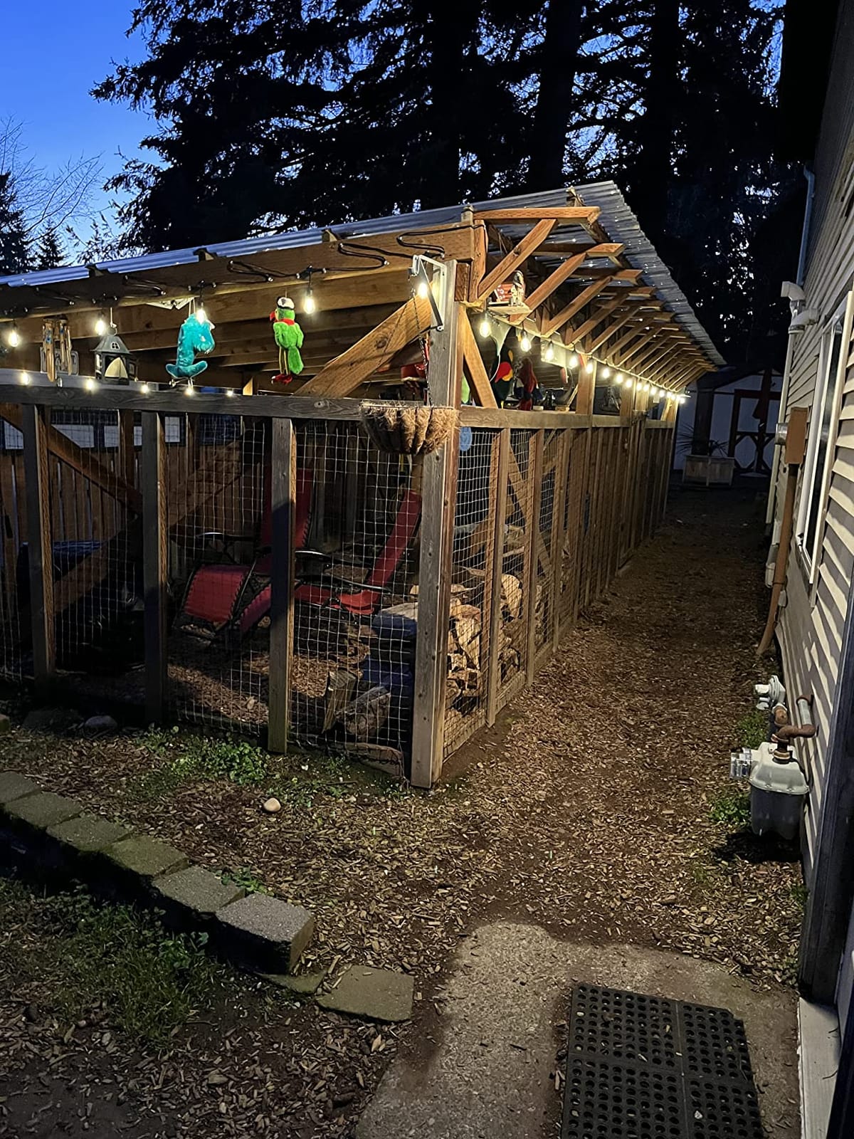 Svater Outdoor String Lights 105 FT Outside Waterproof Commercial Grade ETL | Patio Lighting with Shatterproof E26 S14 LED Dimmable Edison Bulbs, Hanging Strand for Bistro Cafe Backyard Warm White customer photo 2