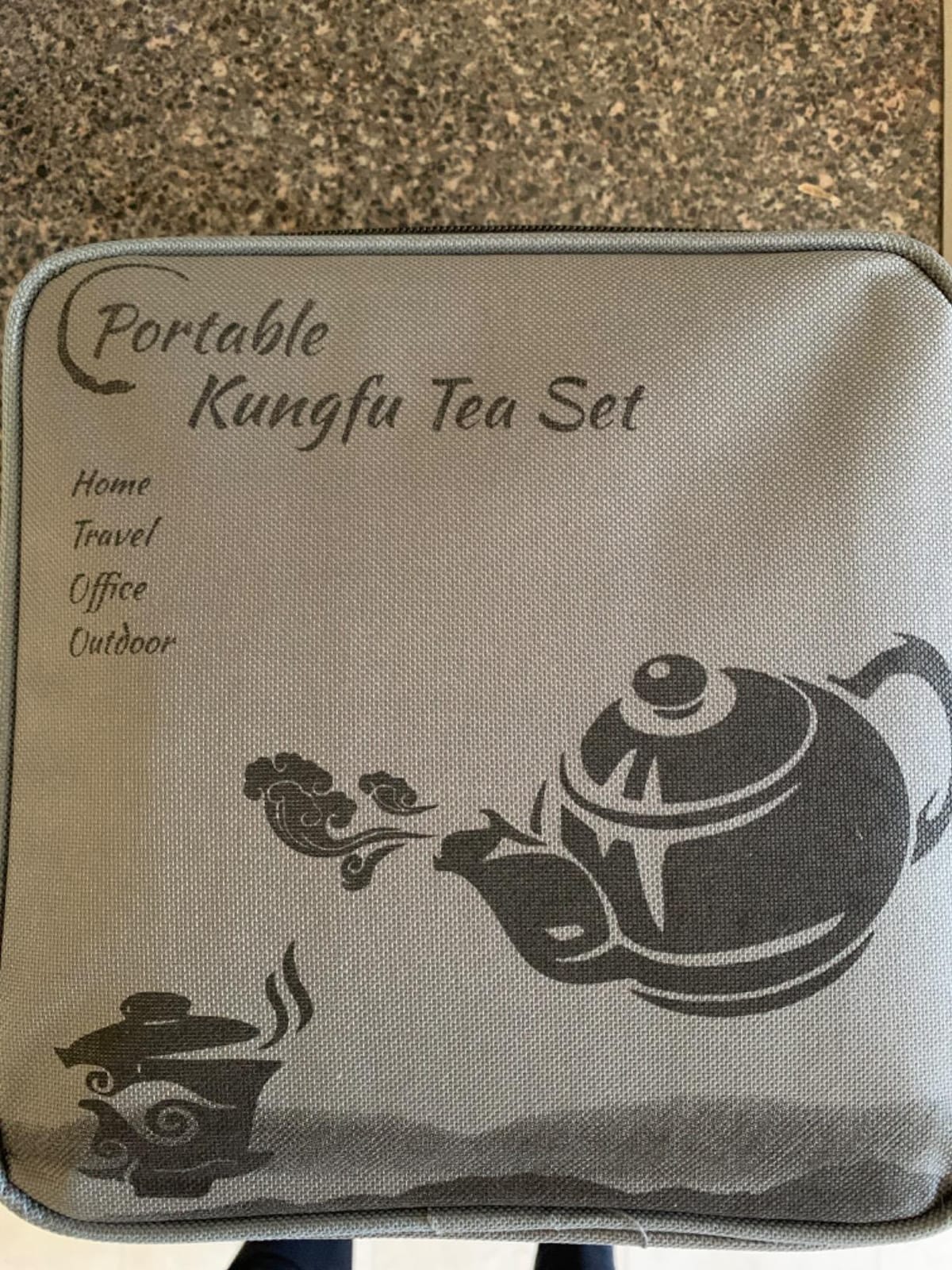 Chinese Tea Set, Gongfu Teaset, Travel Teapot Tea Set, Portable Tea Cup Set customer photo 1