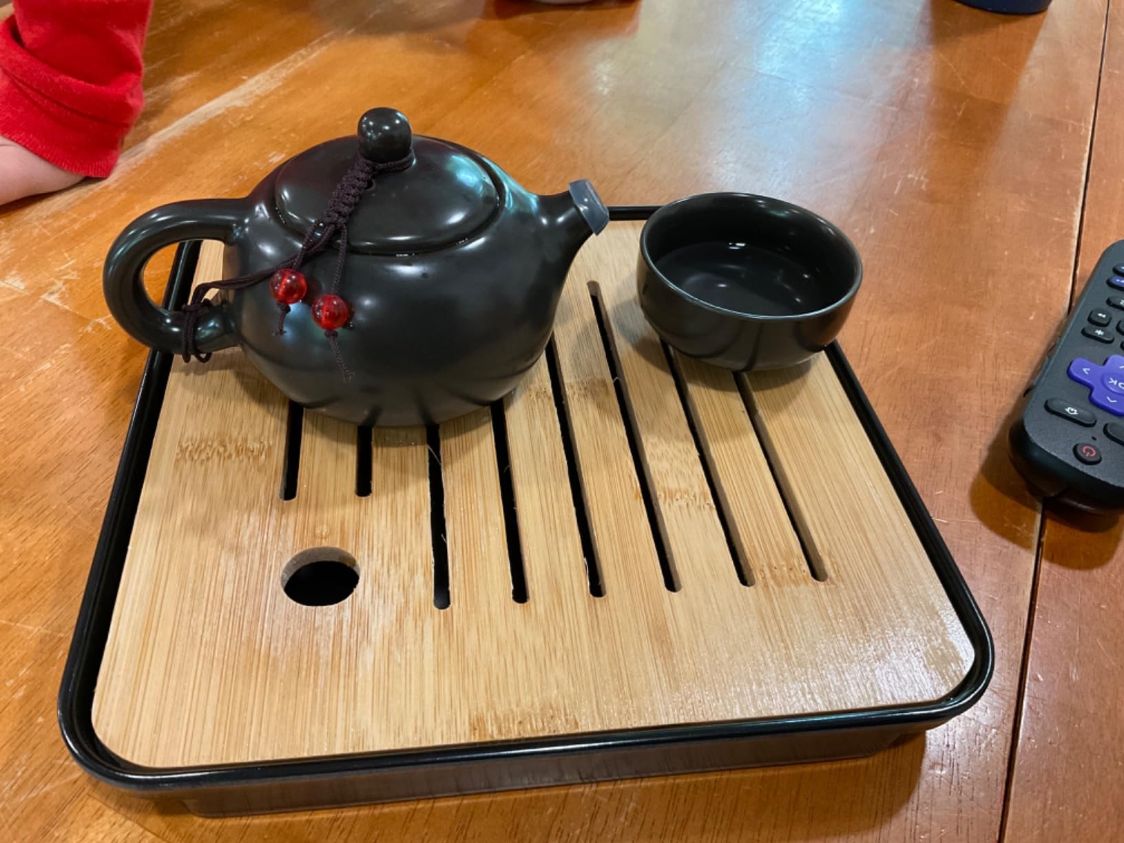 Chinese Tea Set, Gongfu Teaset, Travel Teapot Tea Set, Portable Tea Cup Set customer photo 2