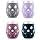 Ello Cru 17oz Stemless Wine Glass Set with Protective Silicone Sleeves, 4 Pack Cocktail Glass Perfect for Summer Patios and Parties Holiday Gifting Her Him Mother's Day, Dishwasher Safe, Cosmos customer photo 2