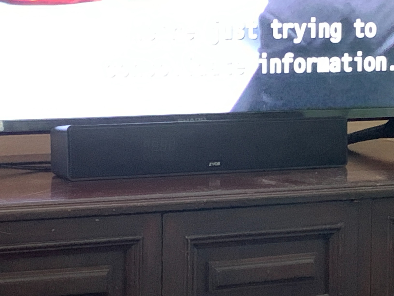 ZVOX AccuVoice AV157 Dialogue Clarifying Soundbar- 12 Levels of Voice Boost | Patented Hearing Aid Technology, Compact 17