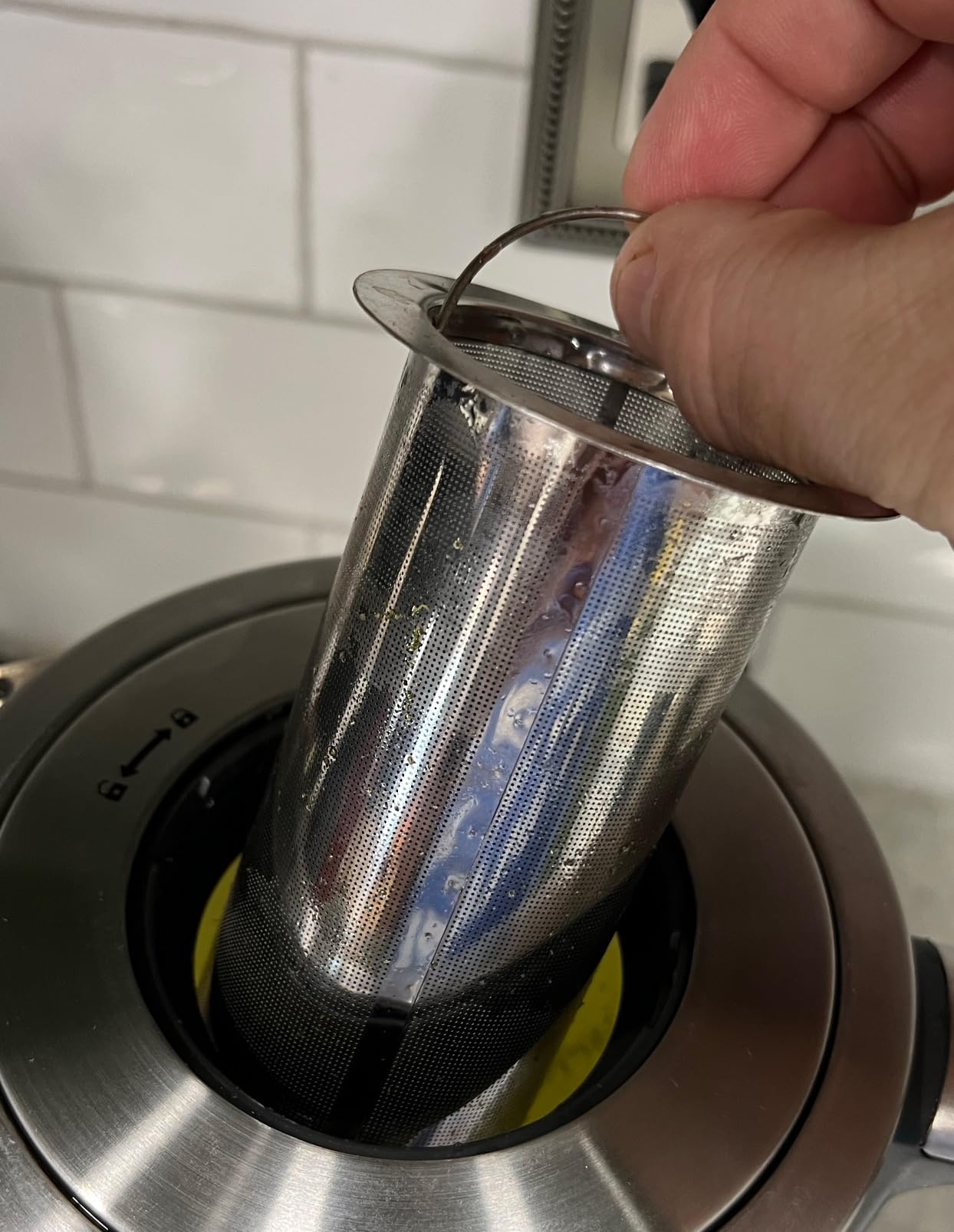 Viante Alba Electric Tea Kettle With Infuser, No Plastic, 1.5L | Borosilicate glass & 304 stainless steel construction. 4 temp presets, keep-warm, cordless, auto shut-off customer photo 1