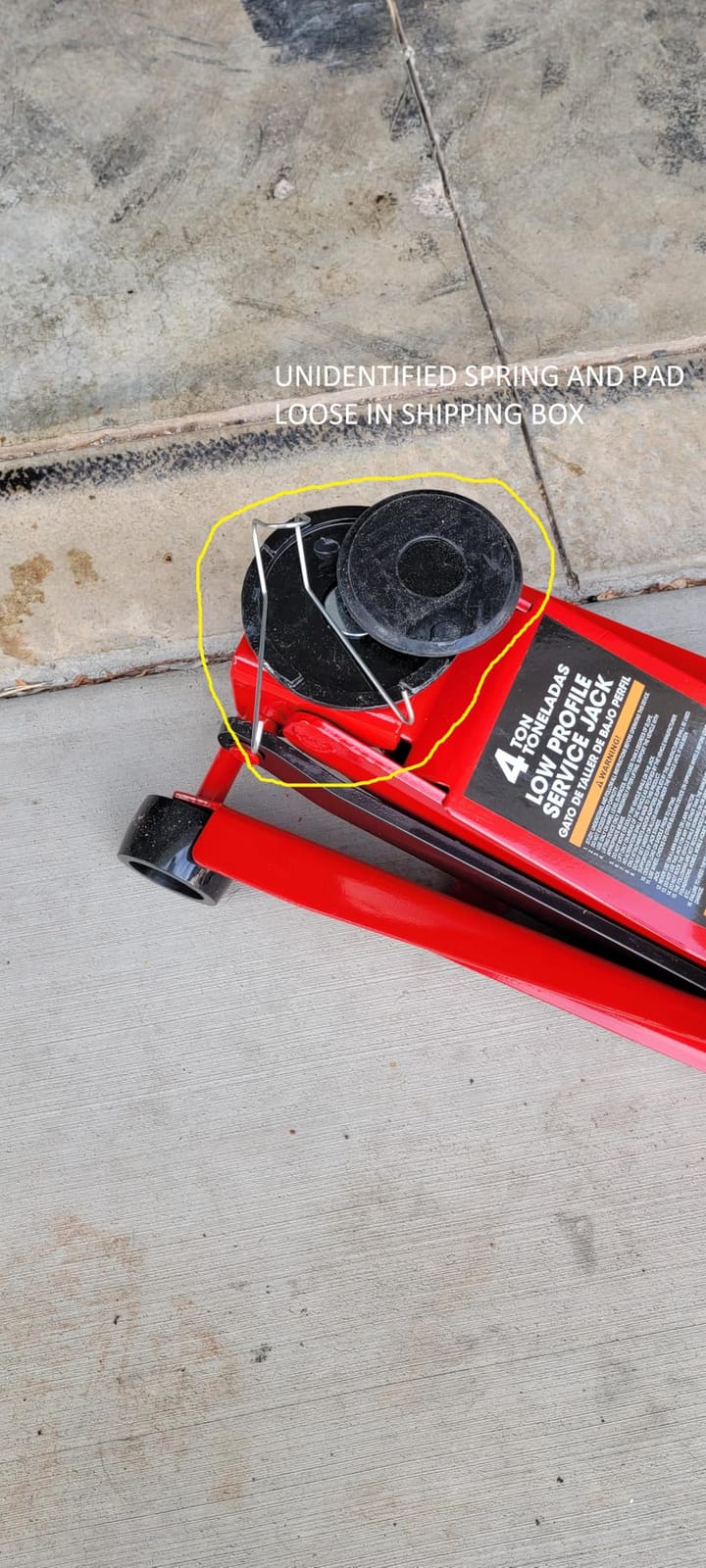BIG RED AT84007R Torin Hydraulic Low Profile Service/Floor Jack with Dual Piston Quick Lift Pump, 4 Ton (8,000 lb) Capacity, Red customer photo 2