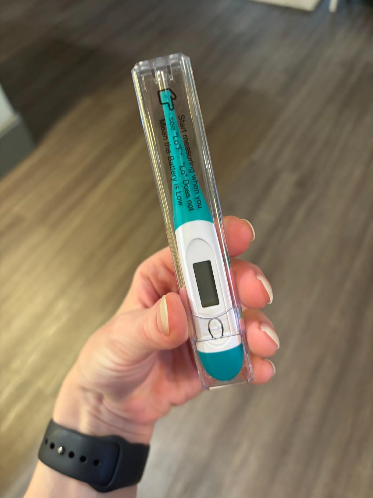 Boncare Digital Thermometer for Adults, Kids & Babies, Dark Blue | Accurate & Safe Oral and Rectal Thermometer with 10-Second Reading and Fever Alarm customer photo 2